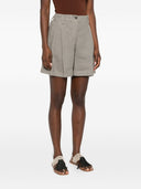 Pantaloncini in lino Brunello Cucinelli
