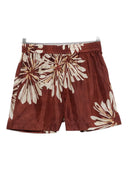 Shorts in Seta Stampata Brunello Cucinelli