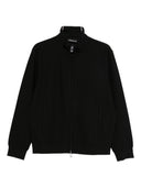 Sweat-shirt zippé en coton mélangé Emporio Armani