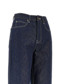 Tory Burch - Jean droit à revers contrastés