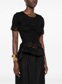 Saint Laurent Lace Silk T Shirt