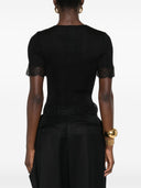 Saint Laurent Lace Silk T Shirt