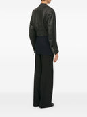 Mm6 Maison Margiela Leather Effect Bomber Jacket