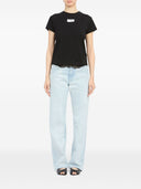 Mm6 Maison Margiela Logo Cotton T Shirt