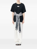 Mm6 Maison Margiela Gloves Detail Cotton T Shirt
