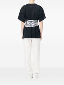 Mm6 Maison Margiela Gloves Detail Cotton T Shirt