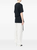 Mm6 Maison Margiela Gloves Detail Cotton T Shirt