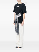 Mm6 Maison Margiela Gloves Detail Cotton T Shirt