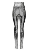 Mm6 Maison Margiela Metallized Leggings