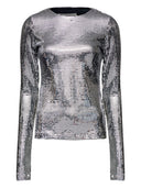 Mm6 Maison Margiela Metallized Top