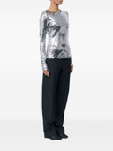 Mm6 Maison Margiela Metallized Top