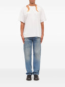 Mm6 Maison Margiela Logo Cotton T Shirt