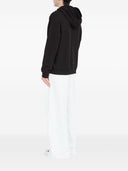 Felpa con cappuccio in cotone con logo Mm6 Maison Margiela