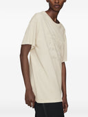 T-shirt in cotone con logo Maison Margiela