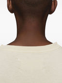 T-shirt in cotone con logo Maison Margiela