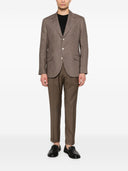 Brunello Cucinelli Veste à simple boutonnage en lin