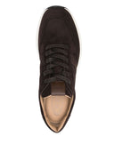 Zamszowe trampki Tod's w czerwone kropki