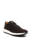 Zamszowe trampki Tod's w czerwone kropki