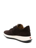 Zamszowe trampki Tod's w czerwone kropki