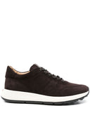 Zamszowe trampki Tod's w czerwone kropki