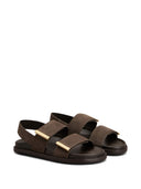 Tod's Leather Slingback Sandals