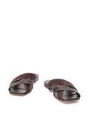 Tod's Sandales plates en cuir