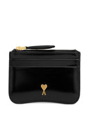 Ami Paris Paris Paris Leather Card Case