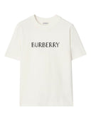 Bawełniana koszulka z logo Burberry