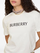 Bawełniana koszulka z logo Burberry