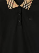 Bawełniana koszulka polo Burberry z kołnierzykiem w kratkę