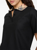 Bawełniana koszulka polo Burberry z kołnierzykiem w kratkę
