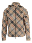 Veste blouson à carreaux Burberry