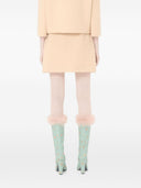 Valentino V Logo Signature Wool Skirt
