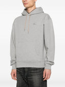 Burberry - Sweat à capuche en coton à motif à carreaux