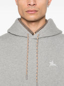 Burberry - Sweat à capuche en coton à motif à carreaux