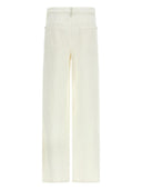 Pantalon Brunello Cucinelli en coton et lin mélangés