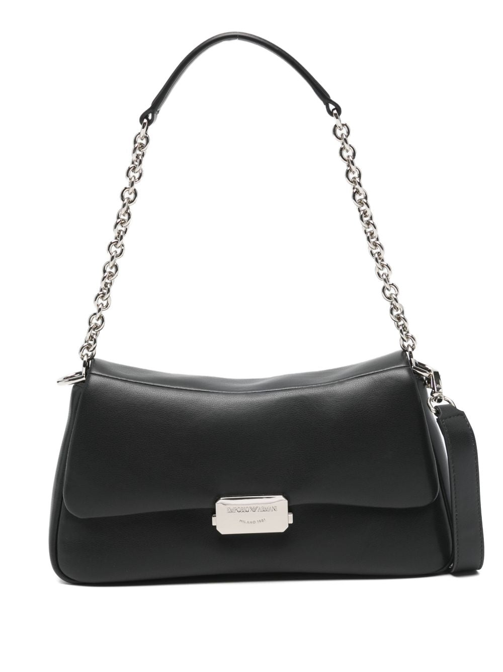 Emporio Armani 中号皮革单肩包