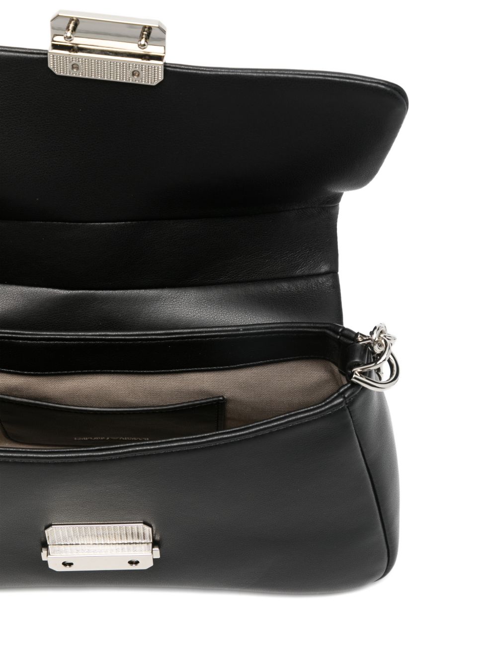 Emporio Armani 中号皮革单肩包
