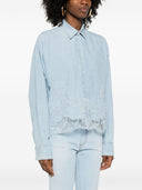 Ermanno Scervino Cotton And Linen Embroidered Shirt