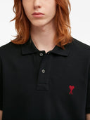 Ami Paris Ami De Coeur Cotton Polo Shirt