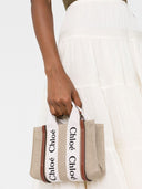 Chloé Woody Mini sac fourre-tout en toile