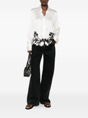 Ermanno Scervino Silk Embroidered Shirt