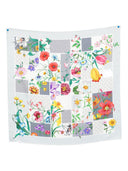 Foulard en soie imprimé Gucci