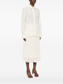 Ermanno Scervino Embroidered Silk Shirt
