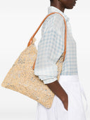 Ermanno Scervino Rafia Medium Hobo Bag