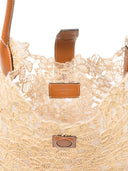 Ermanno Scervino Rafia Medium Hobo Bag