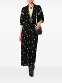 Isabel Marant Robe longue en soie Rodilia