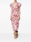 Isabel Marant Robe longue imprimée Terenae