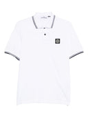 Stone Island ロゴ コットン ポロシャツ