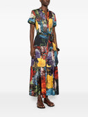 Alice + Olivia Printed Midi Dress